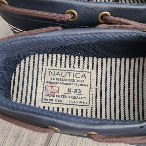 Nautica Men's Galley 2 Boat Shoes – Navy Size 9.5 - Picture 11 of 12